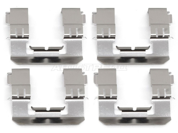 Комплект монтажный тормозных колодок FR SUBARU FORESTER 02-12/IMPREZA 07-11/LEGACY 03-15/OUTBACK 03-