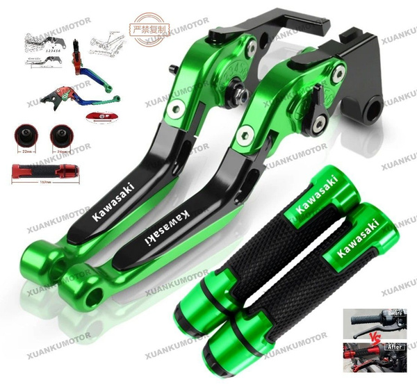 Leviers De Frein Et Embrayage Longs CNC Rouge Pour Kawasaki ZRX 1100 / 1200 S (1999-2007) - Style Racing