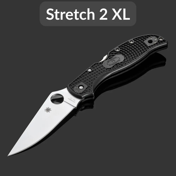 Складной нож Spyderco Stretch 2 Xl C258pbk сталь Vg 10 рукоять Black 