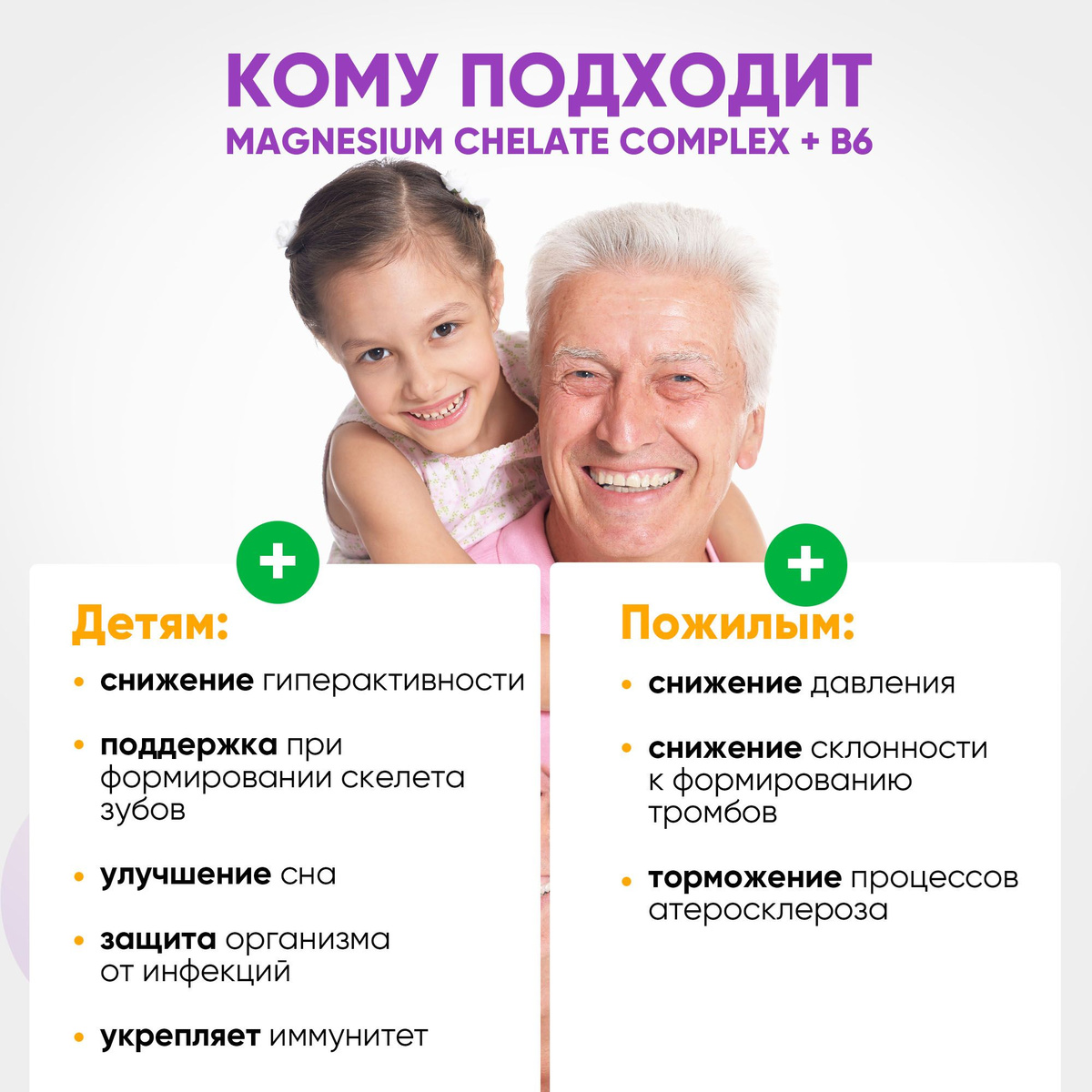 Магний в6 для детей и взрослых /набор 2 шт/ БАД успокоительное для ...