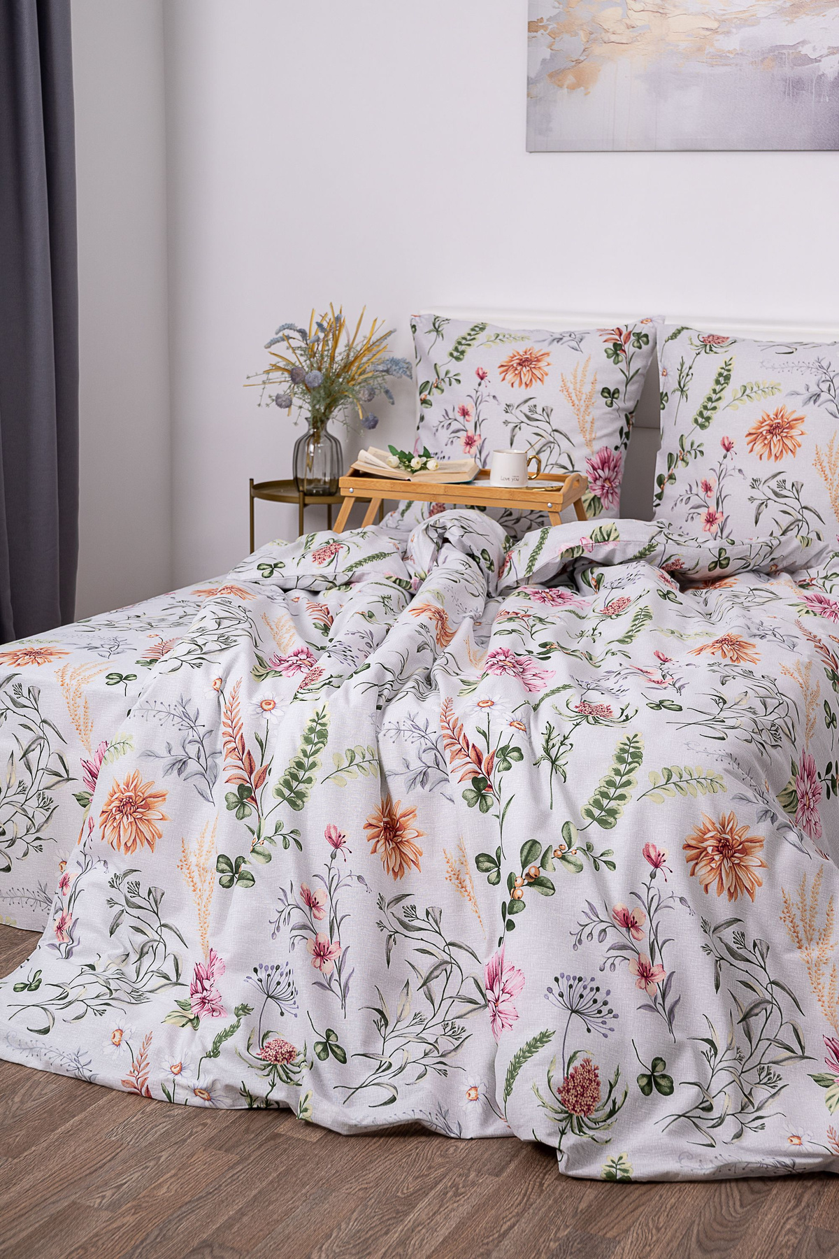 Комплект постельного белья Порто 2-х спальный евро простынь