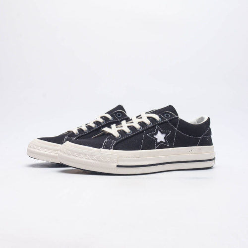 Converse one star platform ox in black on sale