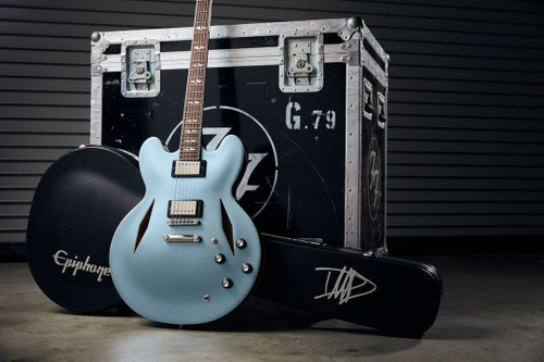Epiphone Dave Grohl DG-335 Pelham Blue 6-струнная электрогитара