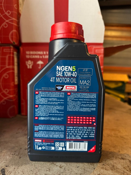 Motul 5100 15W-50 Motoröl + Ölfilter Set Für Aprilia SL750 Shiver