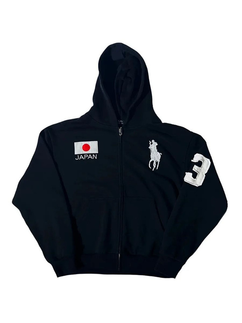 Толстовка Мужской, Женский Polo Ralph Lauren Карманы, Рюши черный