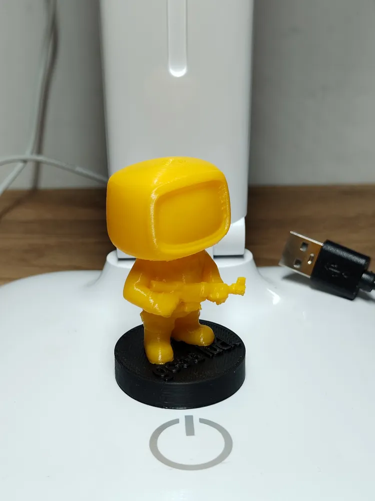 Хазмат, желтый, 5см