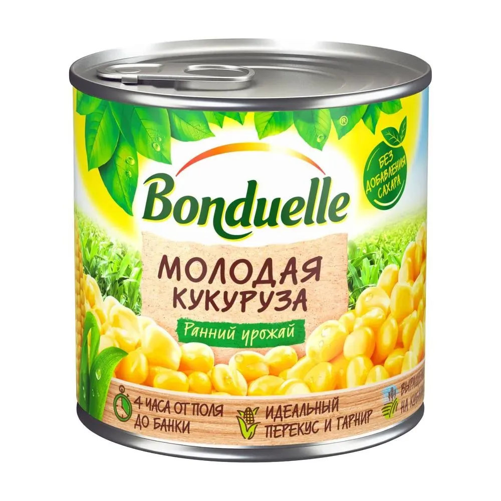 Кукуруза Молодая Bonduelle, 340 г, 340 г