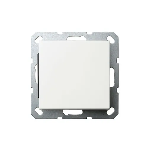 Механизм кнопки, белый, без рамки