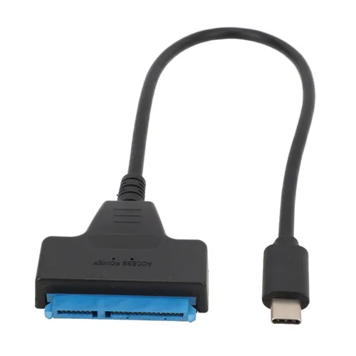 Кабель-переходник SATA-USB 3.1 типа C с поддержкой UASP 6 Гбит/с, шнур-конвертер жесткого диска для