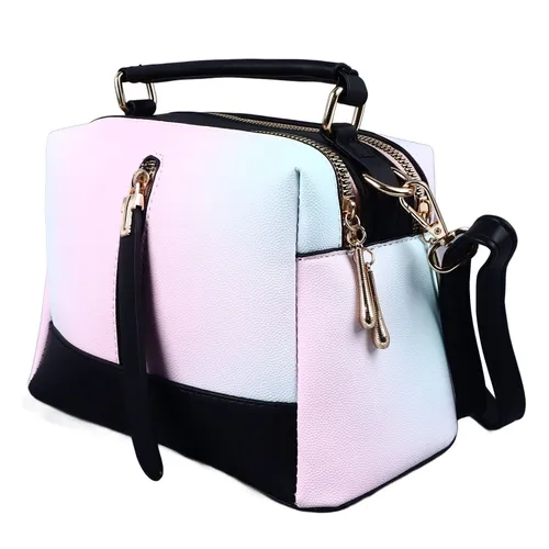 Женская сумка через плечо из искусственной кожи, большая вместимость, регулируемый ремень, стильная,