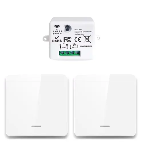 Беспроводные выключатели 2 шт с пультом 433 МГц для дома UZ