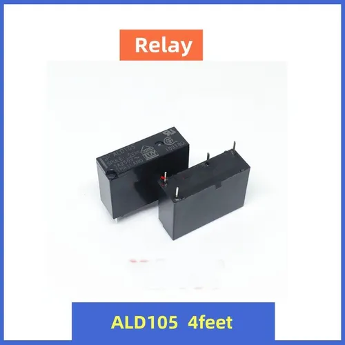 2pcs Реле электромагнитное ALD105 5В постоянного тока, 3А, 4 ножки, однонаправленное