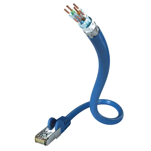LAN-кабель InAkustik Profi CAT7 Ethernet Cable, 1.0 m, S-FTP, AWG 26, 00925001