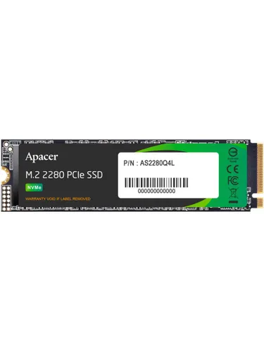 Apacer 512 ГБ Внутренний SSD-диск Apacer AP512GAS2280Q4X-1 Накопитель SSD AS2280Q4X, 512Gb, M.2 2280