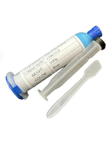 Термопрокладка жидкая 100грамм 12w/m.k синяя для видеокарт и асиков