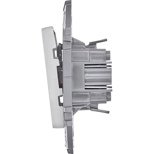 INSPIRIA Выключатель 1-клавишный самовозвартный схема 1P 6А безвинтовые зажимы белый, IEK 673690