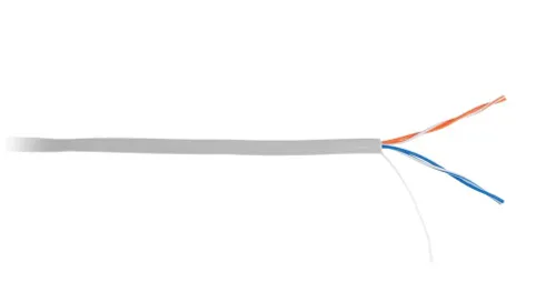 LAN кабель витая пара UTP 2 пары кат 5E (медный) - 10 метров