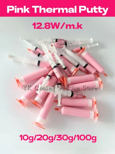 100грамм 12w/m.k Термопрокладка жидкая розовый для видеокарт и асиков