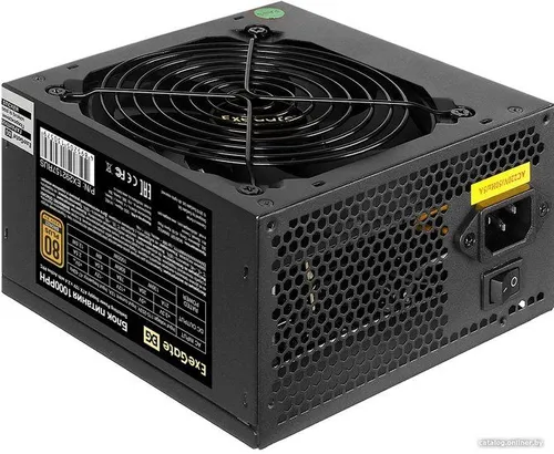 ExeGate EX292157RUS-S Блок питания 1000PPH-OEM , 1000Вт, 80 PLUS Bronze, 120мм, черный