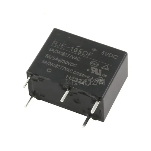 Реле RJE-105DF 5В 5А SPDT 5-выводное для бытовой техники и промышленного оборудования