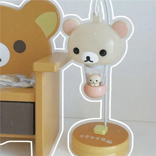 Настольная лампа-ночник Rilakkuma, бежевая, с датчиком движения и встроенным аккумулятором