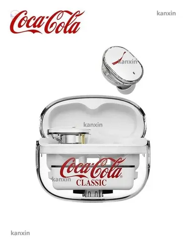 Coca-Cola Наушники беспроводные с микрофоном, прозрачный
