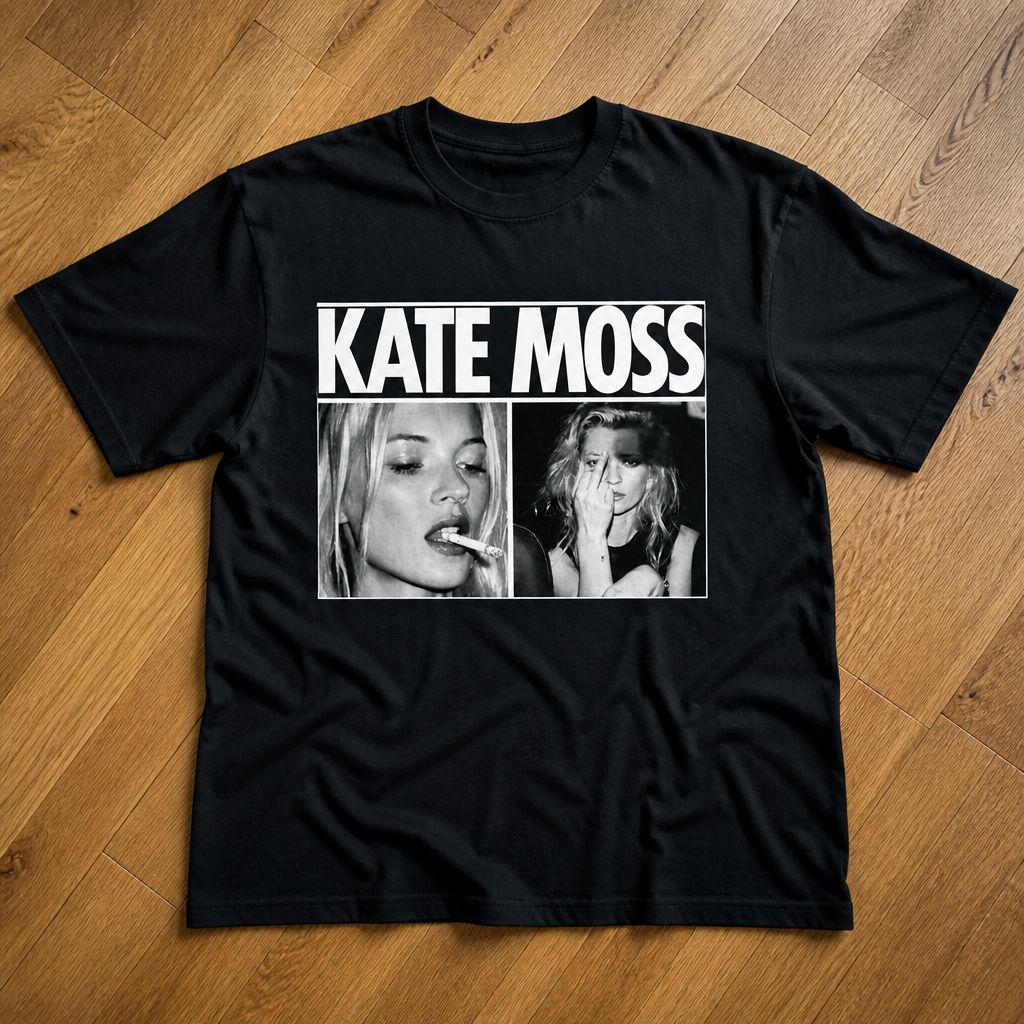 Футболка kate moss 90s archive y2k flat_lay