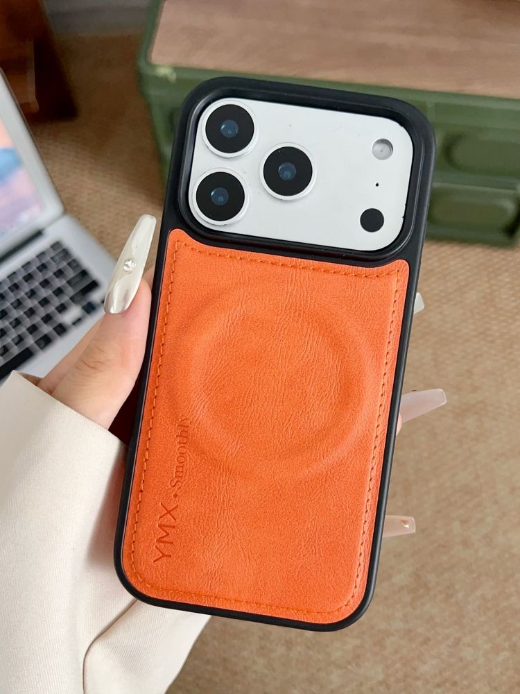 智能手机壳 用于 Apple iPhone 15, 热塑性聚氨酯, 橙色