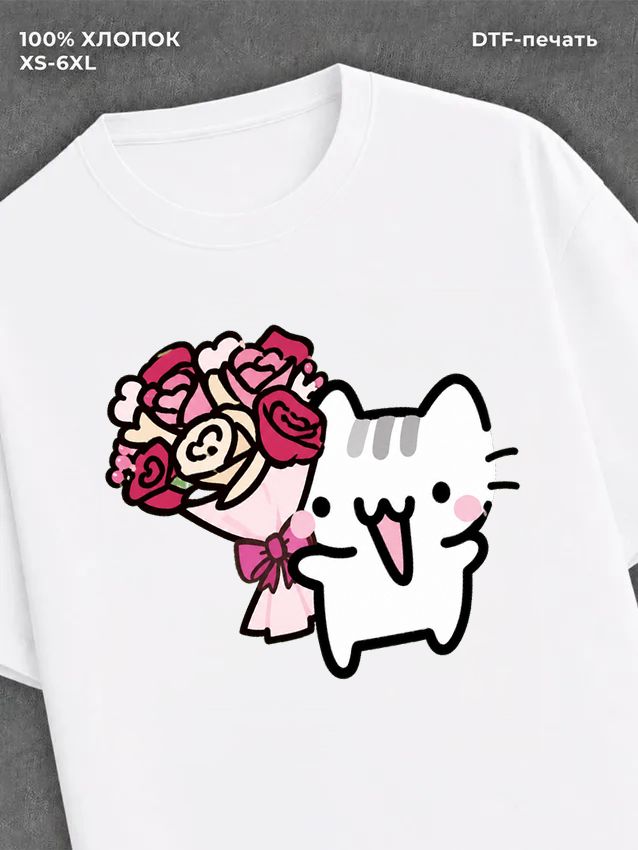Футболка cat