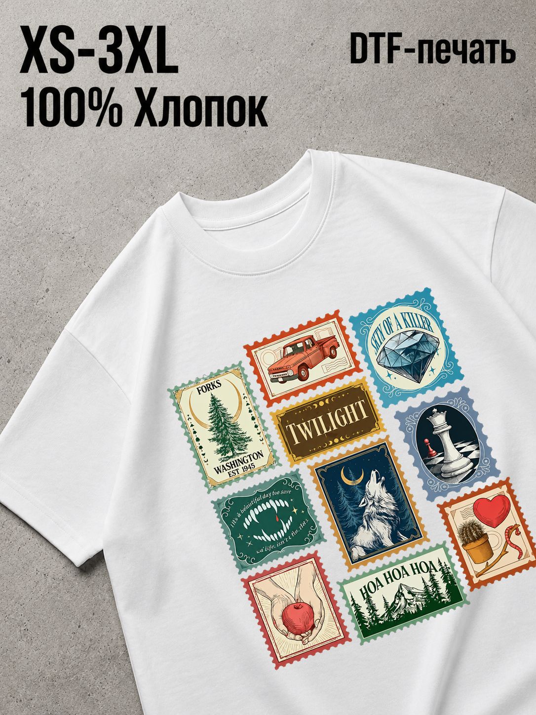 Футболка стильные рисунки искусство