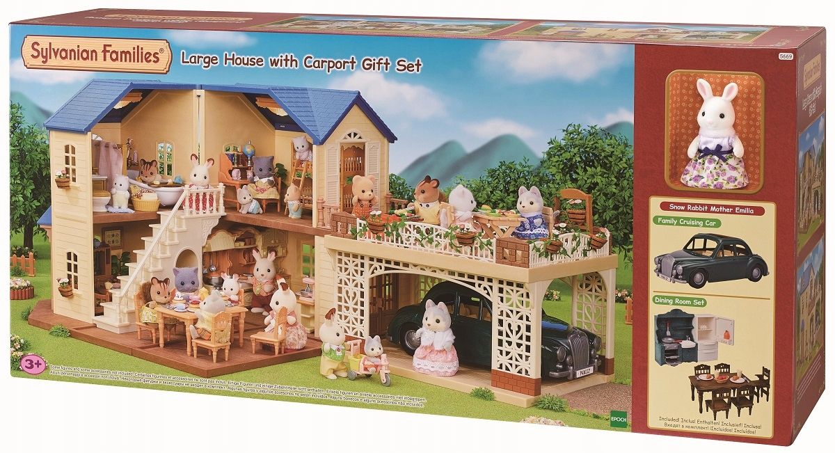 Игровой набор Sylvanian Families - Large House with Carport GIft