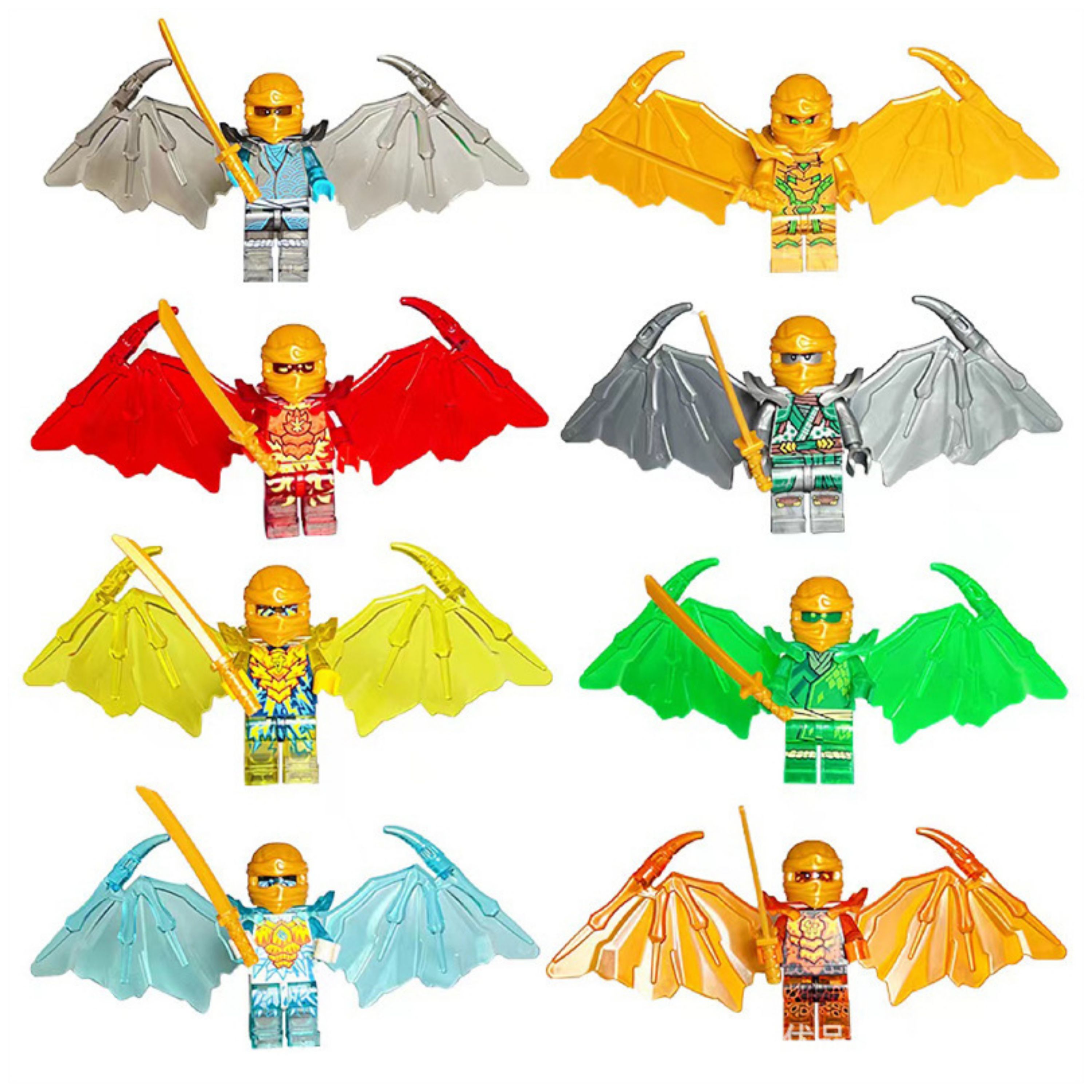 Фигурка ниндзя с крыльями / Ниндзяго / Минифигурка Ninjago