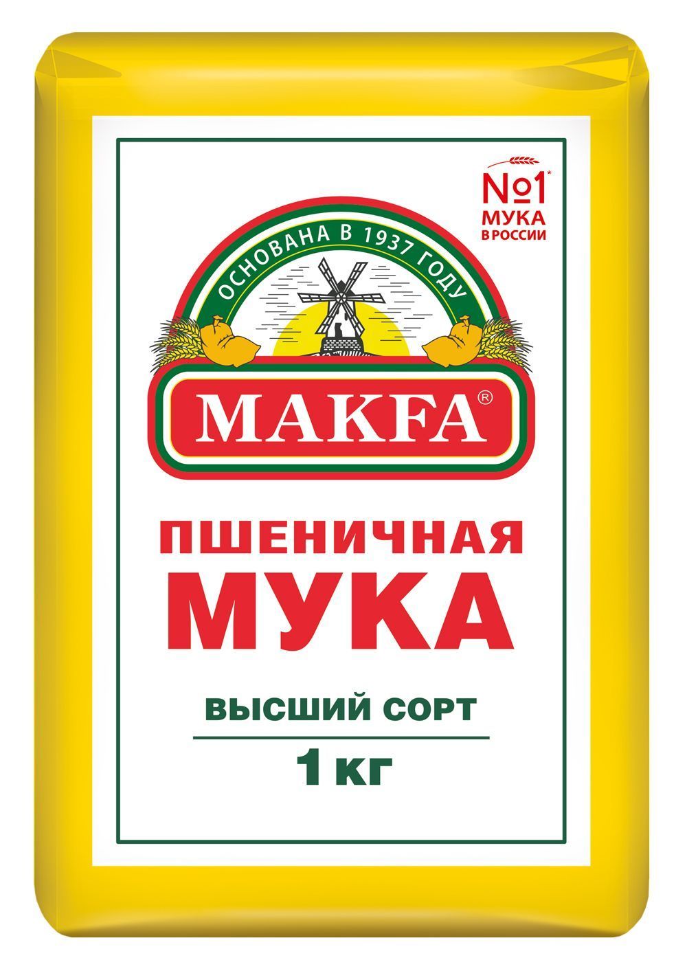 Мука Makfa пшеничная, 1 кг