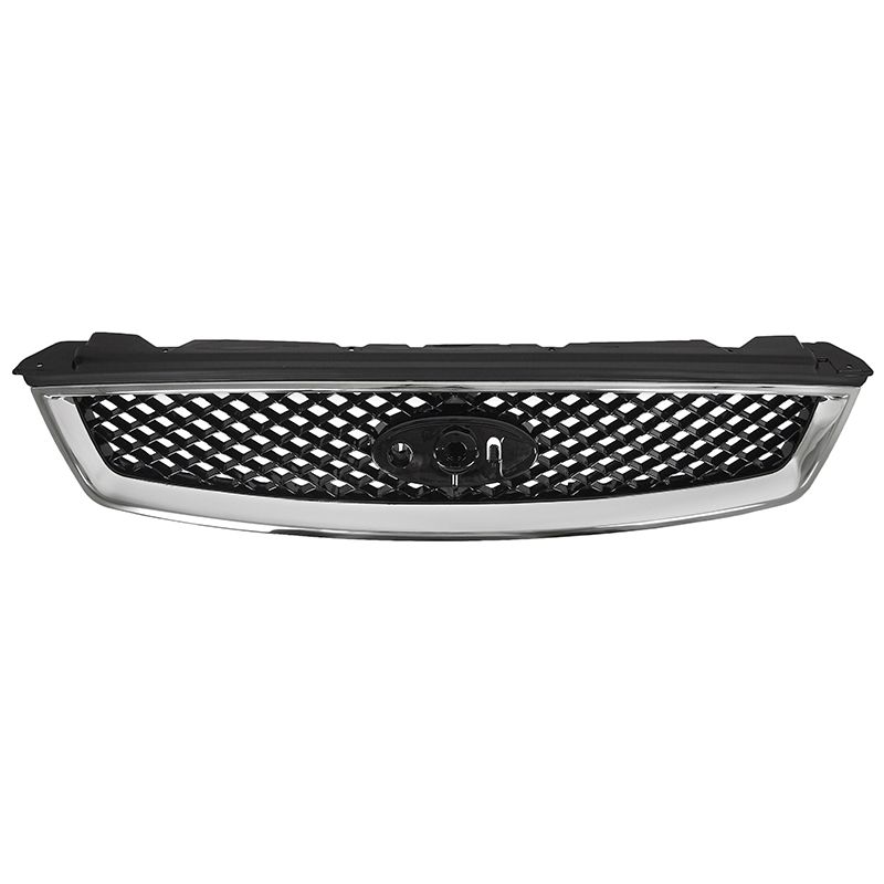 Решетка радиатора Ford Focus 04-08 (с хром молдингом)