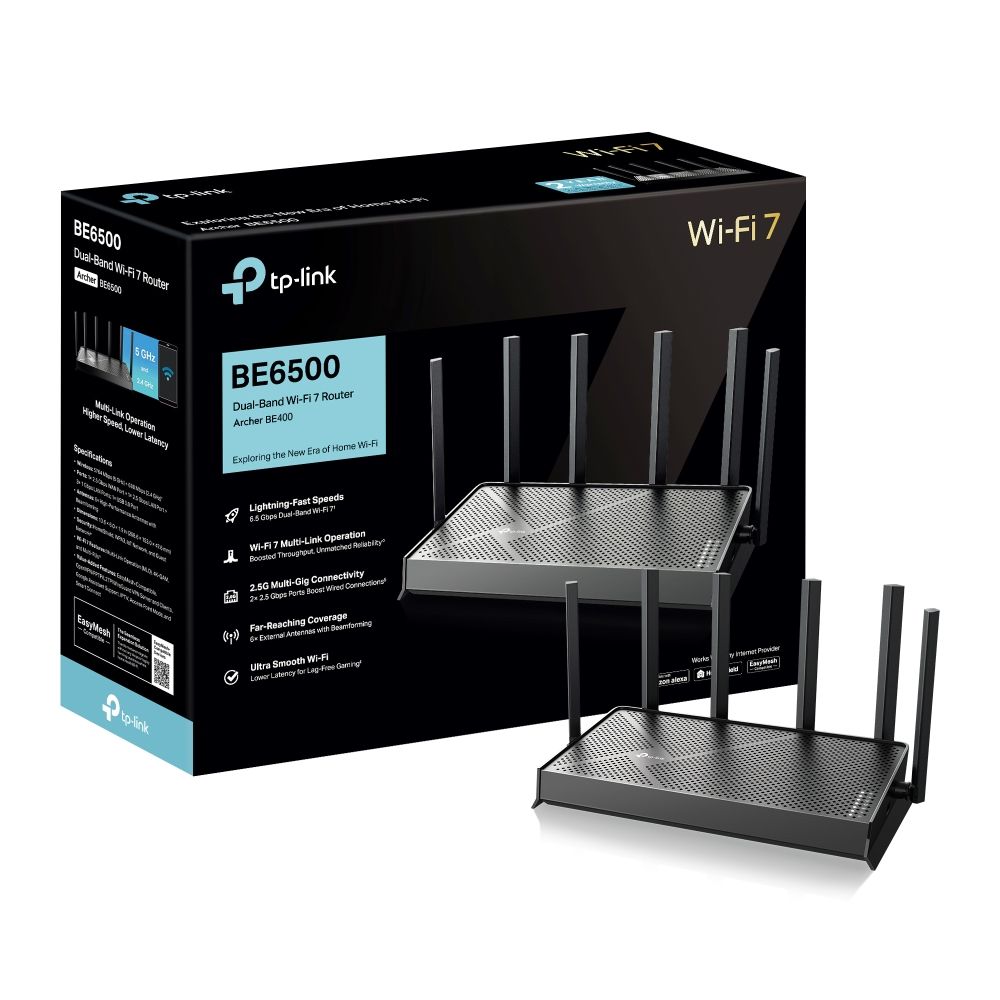Wi-Fi роутер TP-LINK Archer BE400 Dual-Band WiFi 7 BE6500 купить