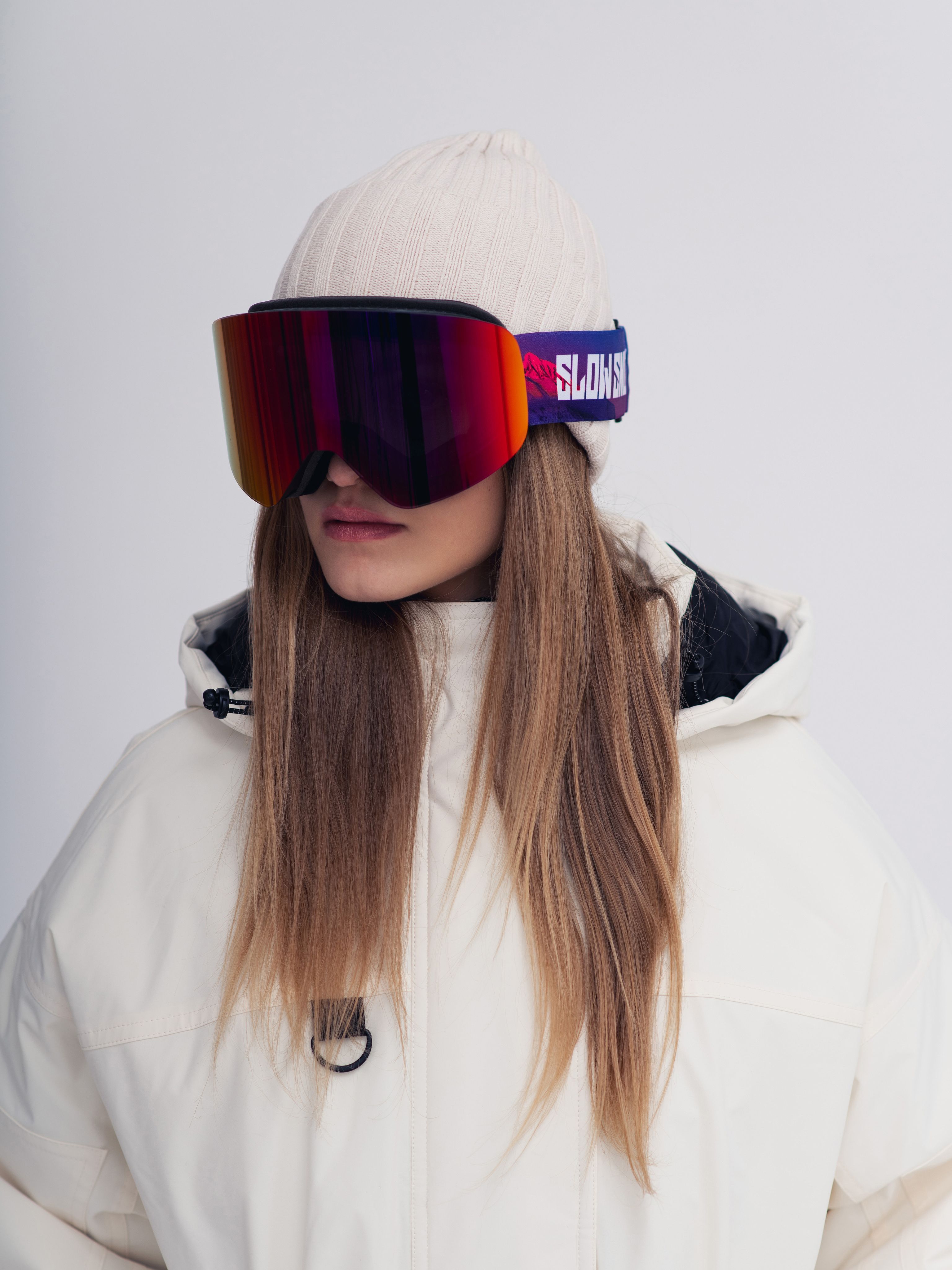 Горнолыжныеочкимаскадлясноуборда(Фиолетовые)