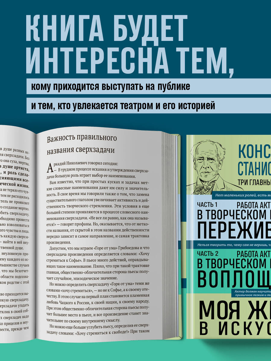 Константин Станиславский. Работа актера над собой. Части 1 и 2. Моя жизнь в искусстве | Konstantin Stanislavsky: Working on Himself – Parts 1 & 2, My Life in Art - Ozon image 2