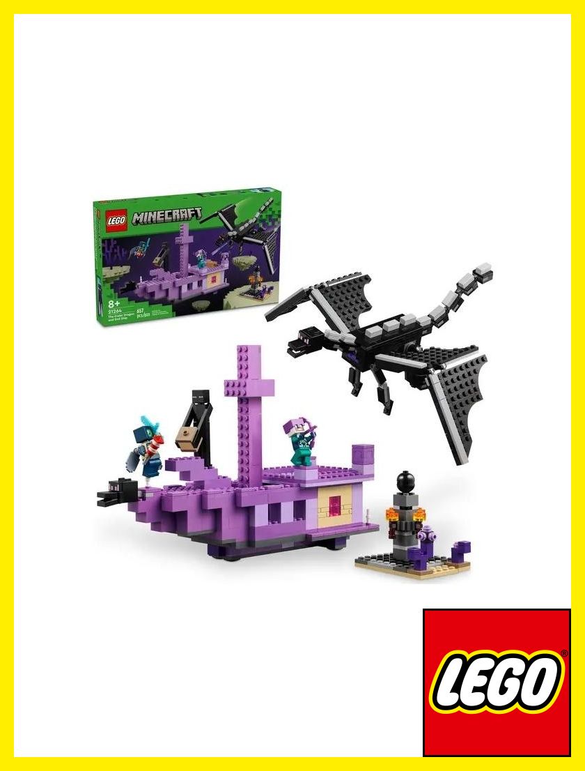 ニシキ　LT Конструктор LEGO Minecraft 21264 Дракон конца и корабль конца