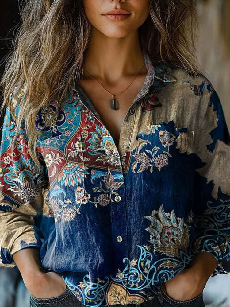 РубашкаЖенскийOversize