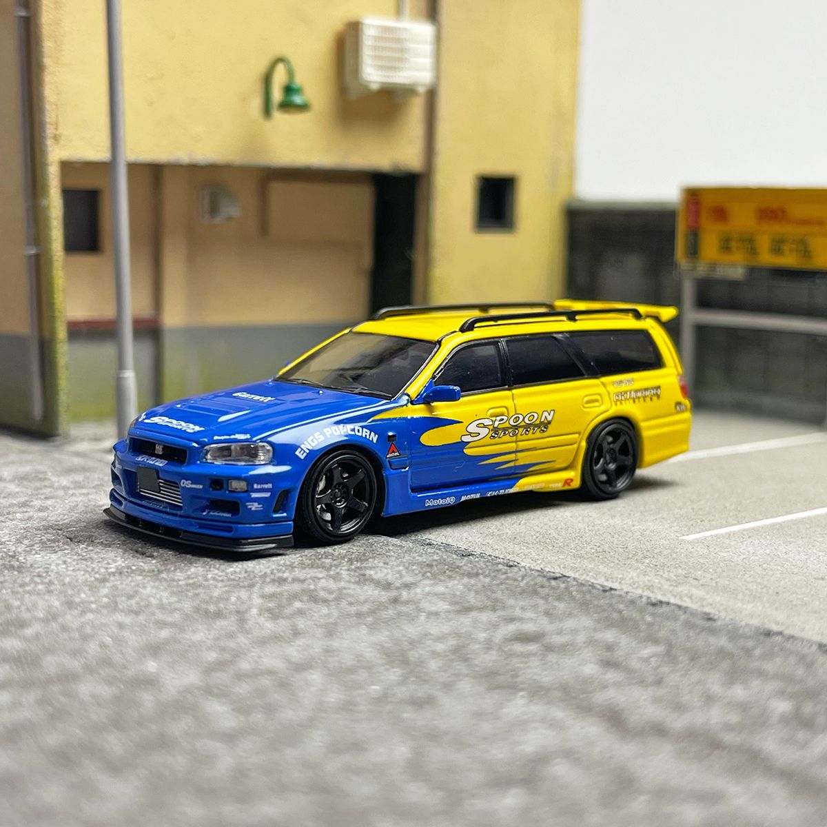 SW 1:64 Stagea R34 GT-R Wagon spoon Легковая модель автомобиля купить ...