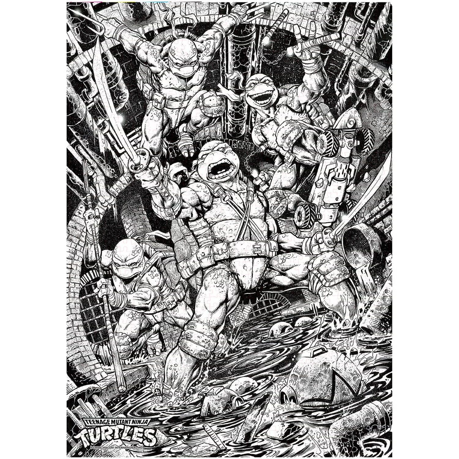 Черепашки-ниндзя / Teenage Mutant Ninja Turtles Пазл 1000 деталей Классические Комиксы (Эксклюзив)