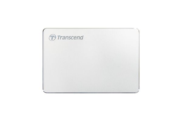 Transcend 1 ТБ Внешний жесткий диск StoreJet 25C3 (TS1TSJ25C3S), Металл, серебро