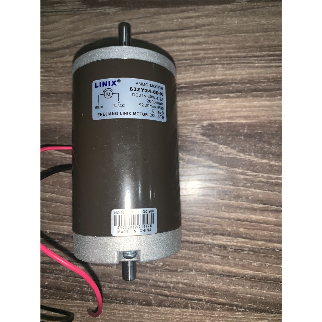 Совершенно новый товар DC 63ZY24-60-K 24V 60W 2000 rpm Motor diameter ...