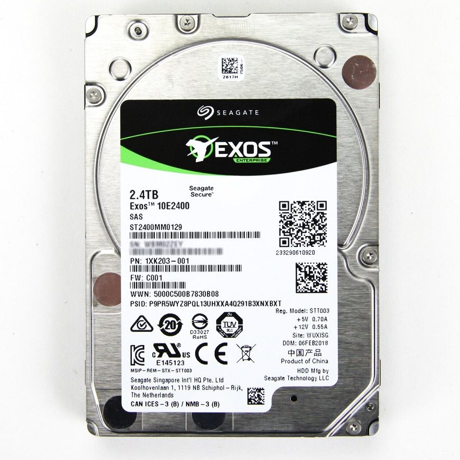 Seagate2,4ТБВнутреннийжесткийдиск2.4TBSASHDDPN:1XK203-003(ST2400MM0129)