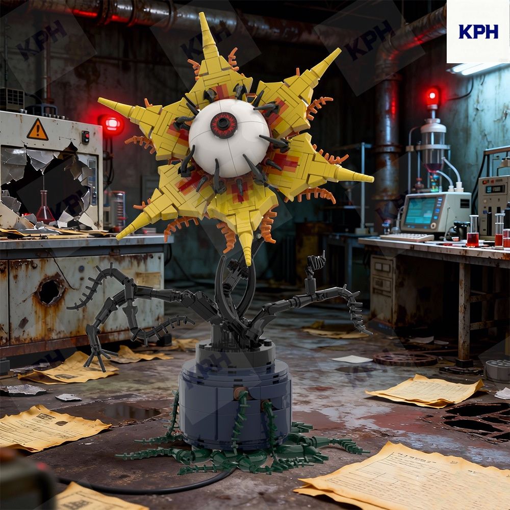 Sglaz Конструктор MOC Желтый цветок сглаз набор из мелких деталей купить на ...