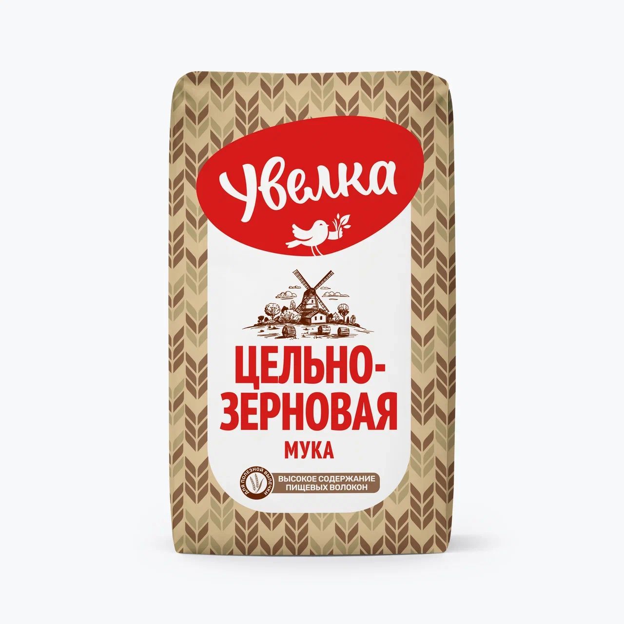 Мука Увелка пшеничная цельнозерновая, 2 кг