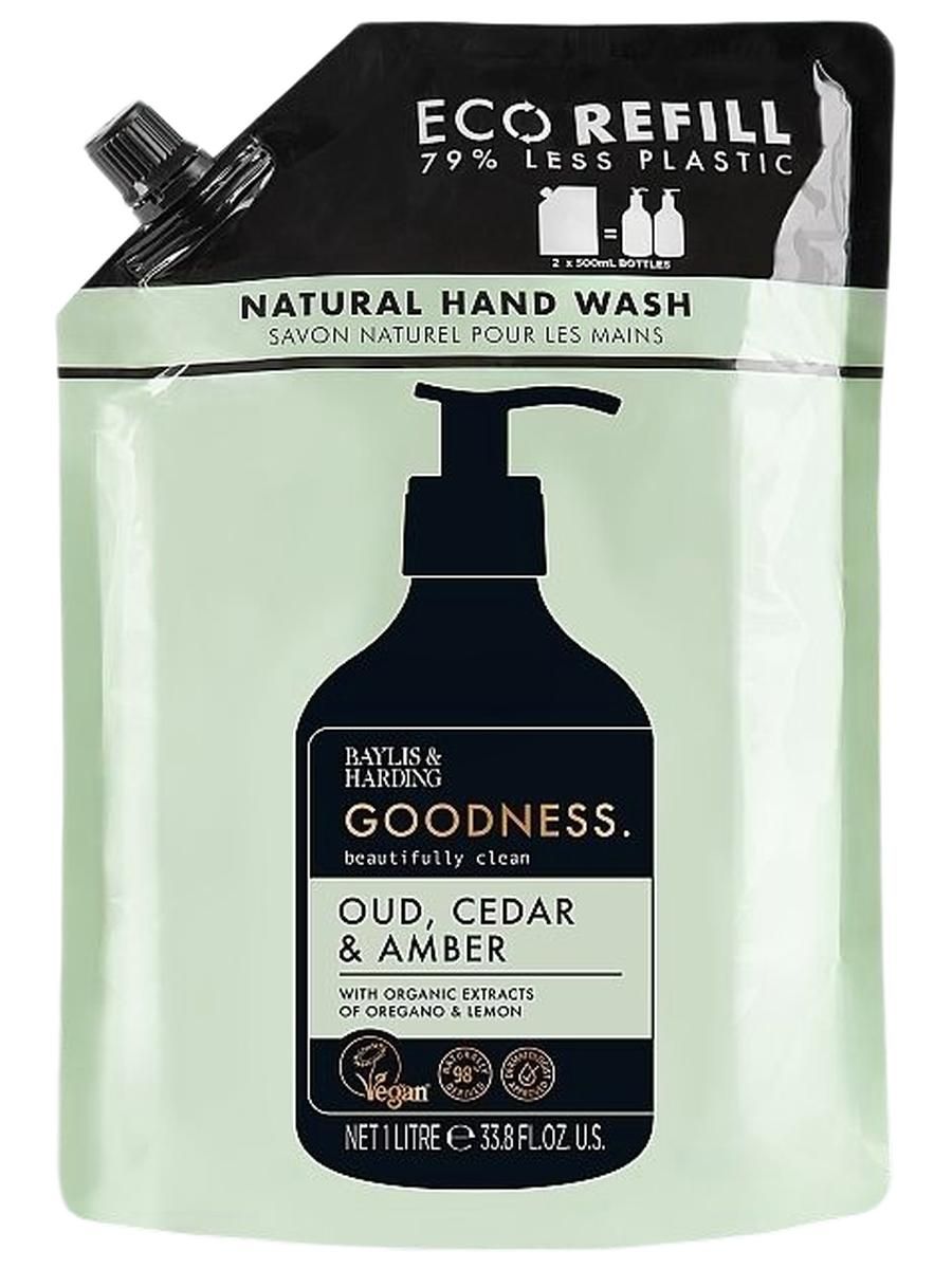 Baylis & Harding - Goodness Oud, Cedar & Amber Hand Wash Жидкое мыло для рук Refill 1000 мл купить