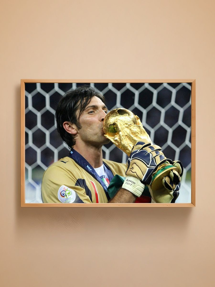 Постер, плакат на стену "Джанлуиджи Буффон Футболист (Buffon)" 29х42 см (A3) #1