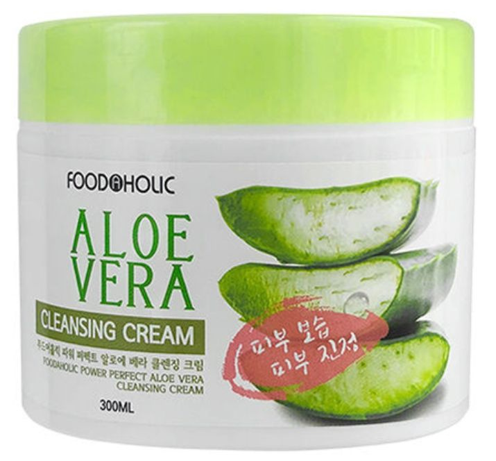 FoodaHolic Очищающий крем для лица с экстрактом алоэ Aloe Vera Cleansing Cream, 300 мл  #1