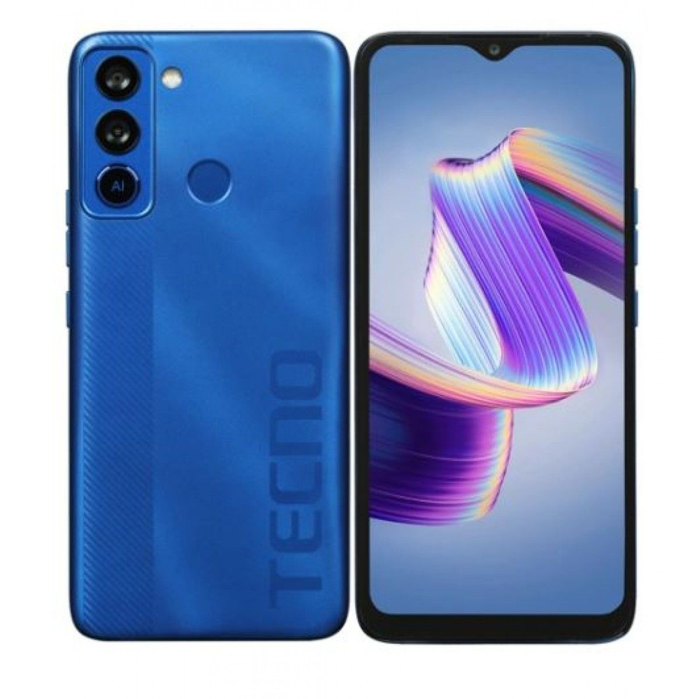 Tecno Смартфон BD4 POP 5 32+2 Ice Blue 8/32 ГБ